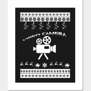 Merry Christmas VIDEO CAMERA Posters and Art